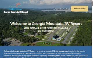 Georgia Mountain Rv Resort website