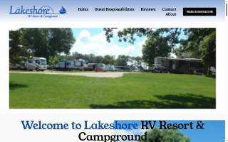 Lakeshore Resort website