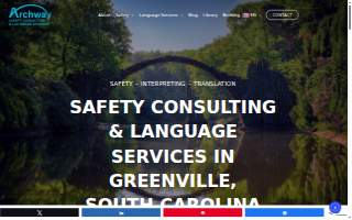 Archway Safety Consulting & Language Services website