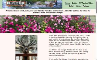 Paradise Rv Park website