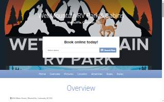 Wet Mountain Rv Park & Cabins website