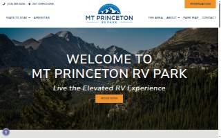 Mt Princeton Rv Park & Cabins website