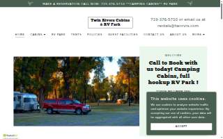 Twin Rivers Guest Ranch website