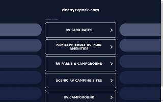 Decoy Rv Park website