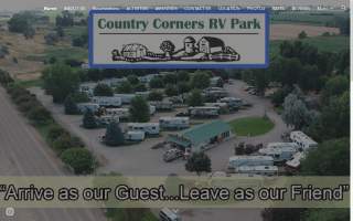 Country Corners Rv Park website
