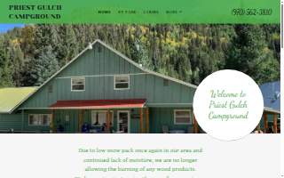 Priest Gulch Campground Rv website