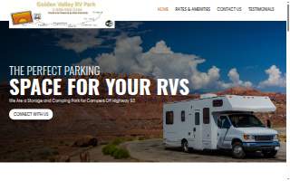 Golden Valley Rv Park website
