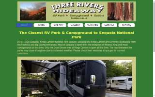 Three Rivers Hideaway website