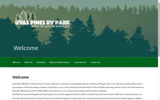 Uvas Pines Rv Park website