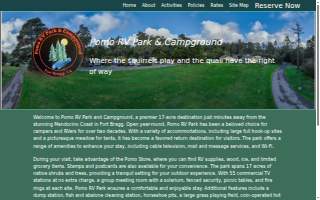 Pomo Rv Park & Campground Inc website
