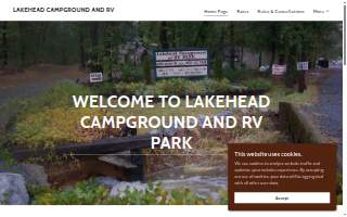 Lakehead Campground & Rv Park website