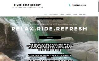 River Rest Resort website