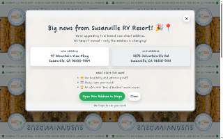 Susanville Rv Park website