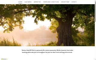 Twelve Oaks Rv Resort website