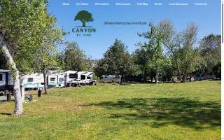 Canyon Rv Park Campground website
