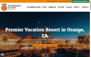 Orangeland Recreation Vehicle website