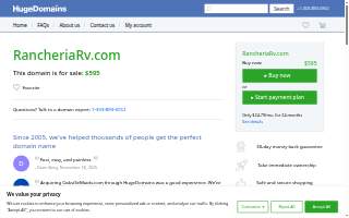 Rancheria Rv Park website
