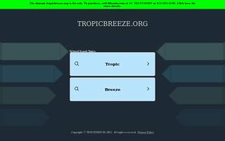 Tropic Breeze website