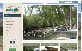 Chalk Creek Campground website