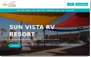 Sun Vista Rv Resort website