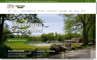 Salem Farms Campground Llc website