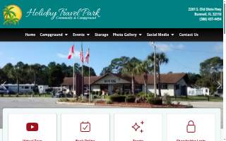 Holiday Travel Park website