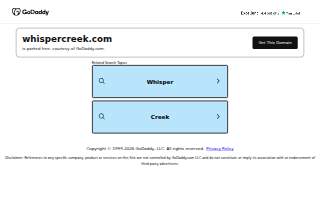 Whisper Creek Rv Park website