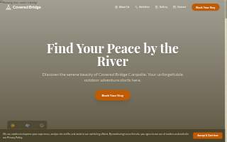 Covered Bridge Campsite website