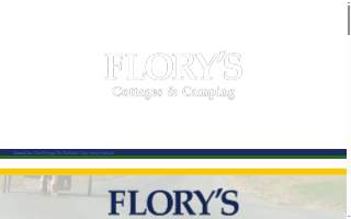 Flory's Cottages & Camping website