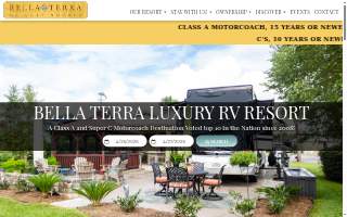 Bella Terra Luxury Rv Resort website
