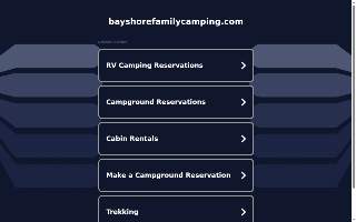 Bayshore Campgrounds website
