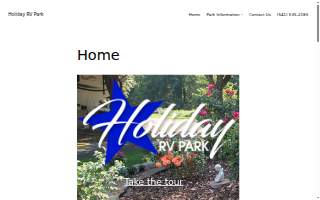 Holiday Rv Park website