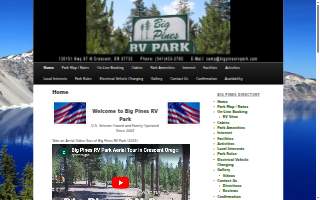 Big Pines Rv Park website