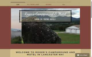 Roger's Campground website