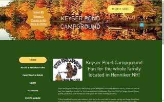 Keyser Pond Campground website