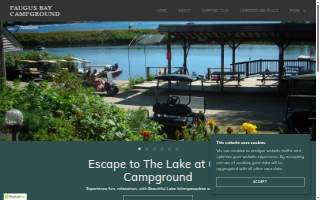 Paugus Bay Campground website