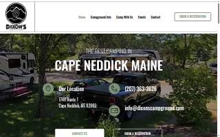 Dixon's Campgrounds website