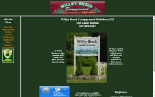 Willey Brook Campground website