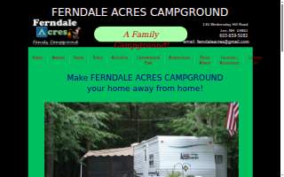 Ferndale Acres Campground website