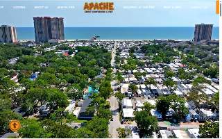 Apache Campground website