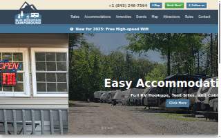 Blue Mountain Campground website