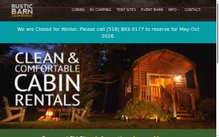 Rustic Barn Campground Llc website