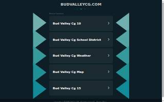 Bud Valley website