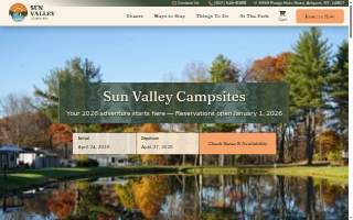 Sun Valley Campsites website