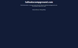 Tall Oaks Campground website