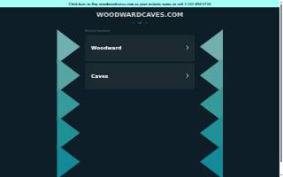 Woodward Caves Campground website