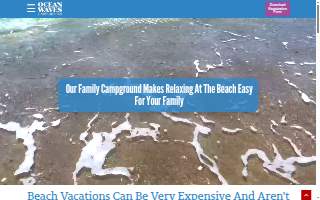 Ocean Waves Campground website