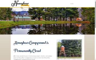 Honey Bear Campground website