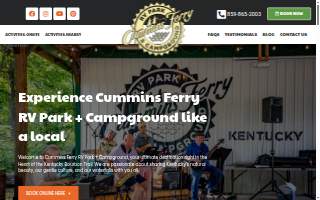 Cummins Ferry Resort website