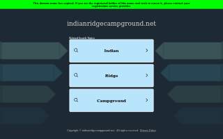 Indian Ridge Campgrounds website